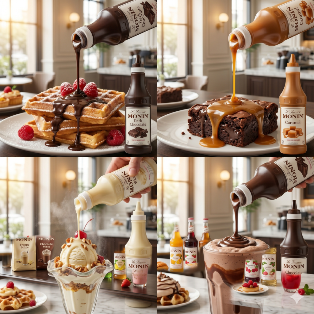 Monin Sauces Supplier Delhi Chocolate and Caramel Sauces Monin Dessert Sauces