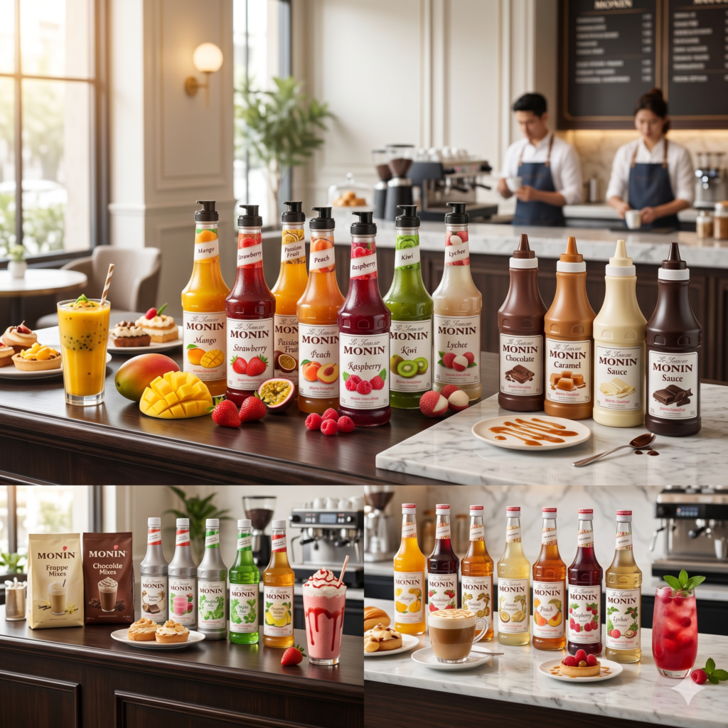 Monin Fruit Purees Supplier Monin Purees for Smoothies Premium Fruit Purees